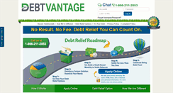 Desktop Screenshot of debtvantage.com
